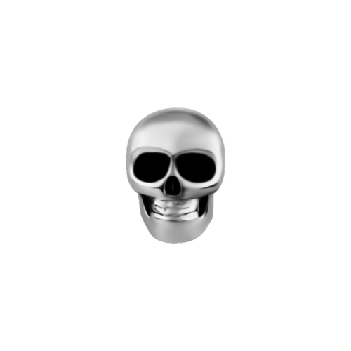 Surgical Steel - Skull - 6.5mm (Type R) Internal Thread Labret Attachment