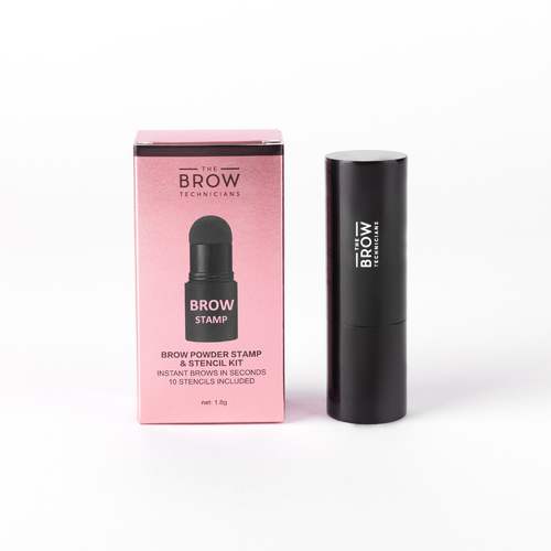 Brow Stamp & Stencil Kit - Soft Brown