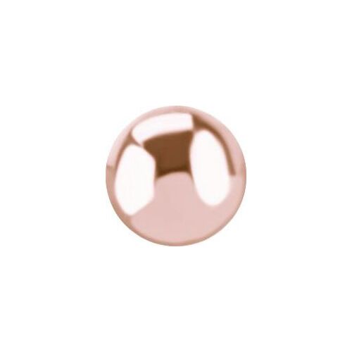 Rose Gold Titanium Ball - Ball (Type R) Internal Thread Labret Attachment
