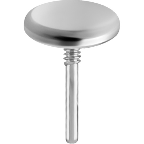 Titanium - Disc (Type R) Internal Thread Labret Attachment